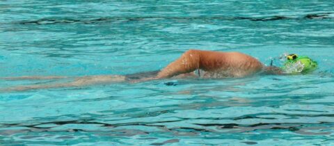 Swim­ming in Freibad Rüppurr