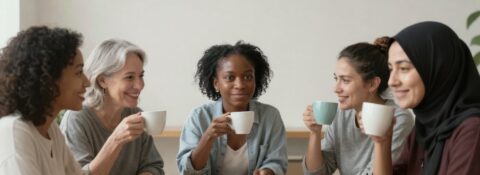 Cafe­nea ling­vis­ti­că pen­tru feme­i­le cu expe­rien­ță în dome­ni­ul migrației